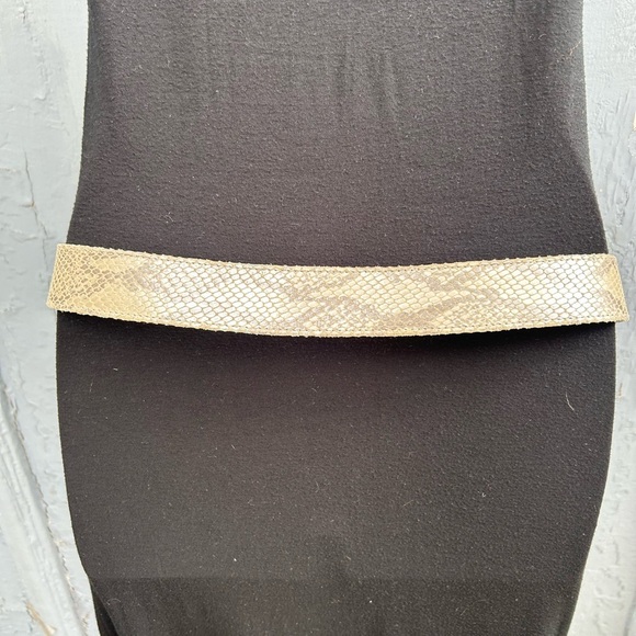 Suzi Roher snakeskin belt, small - Picture 2 of 7